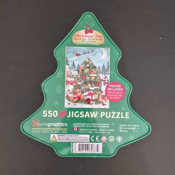 550 Piece "Christmas Tree" Jigsaw Puzzle - Picture 4 of 5